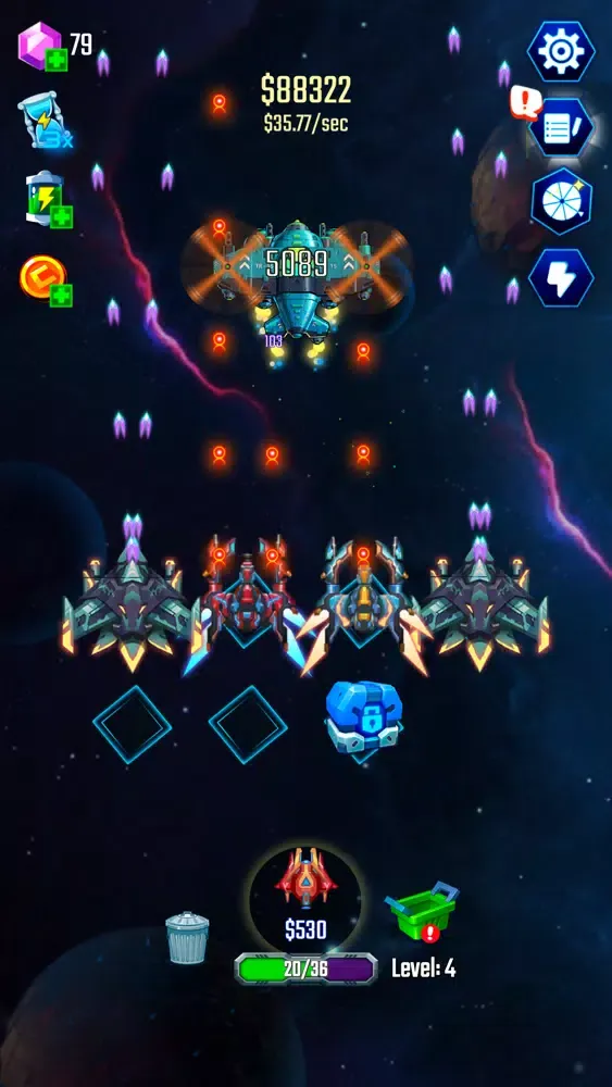 Скриншоты Space Merge: Idle Tycoon
