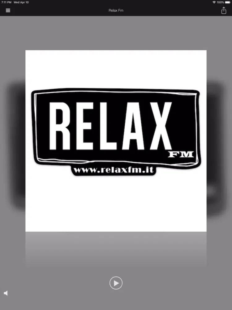 Ảnh chụp màn hình của Relax Fm iPad 