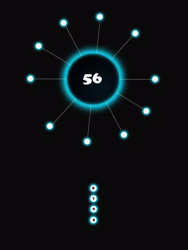 Ball Splash, Not Get Off the Ring iPad  Screenshots