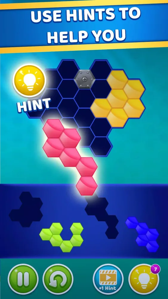 Ảnh chụp màn hình của Hexagon Match