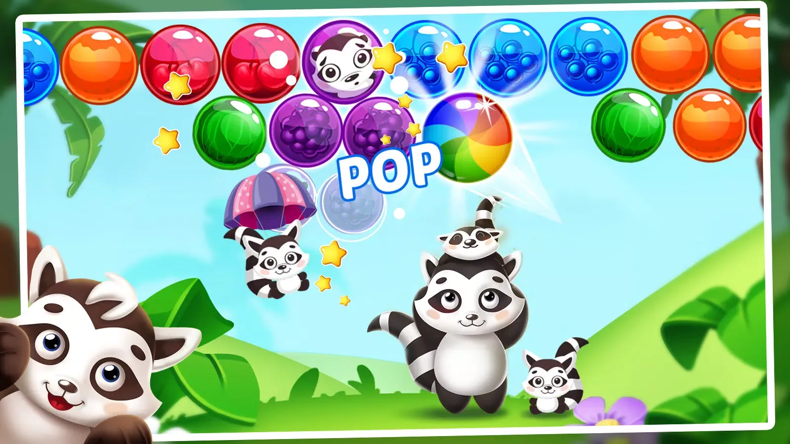 Capturas de pantalla de Raccoon Bubbles