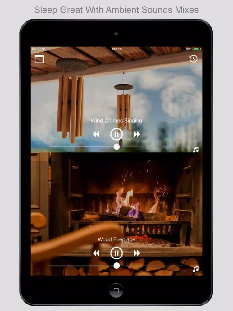 Relaxing Sounds Pro Deep Sleep iPad  Screenshots