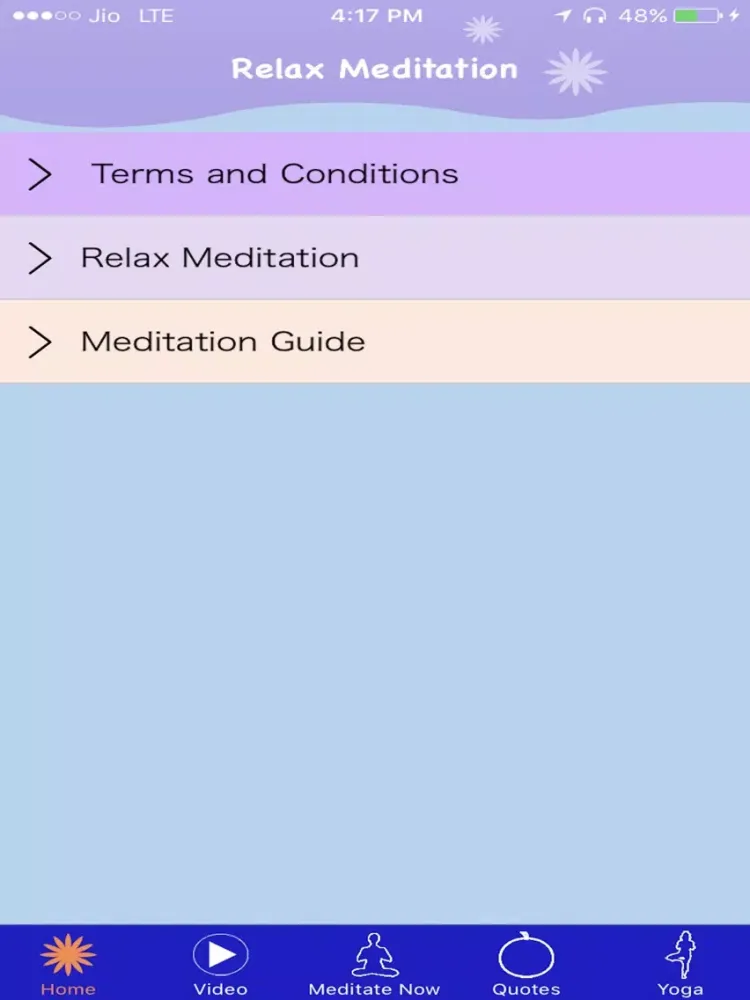 Скриншоты Relax Meditation iPad 
