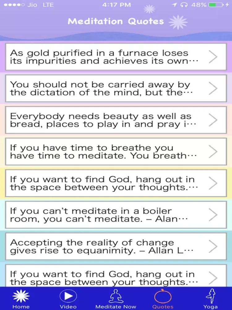 Скриншоты Relax Meditation iPad 