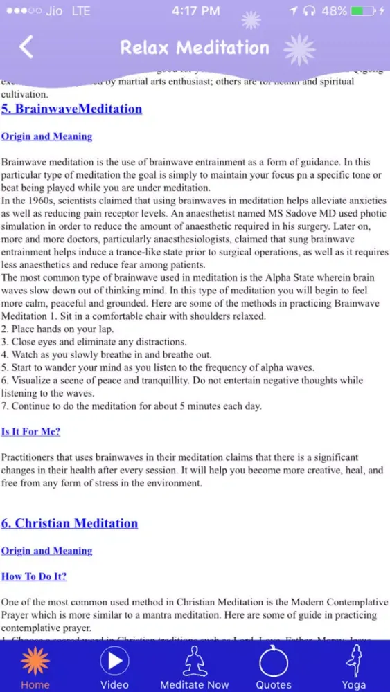 Скриншоты Relax Meditation