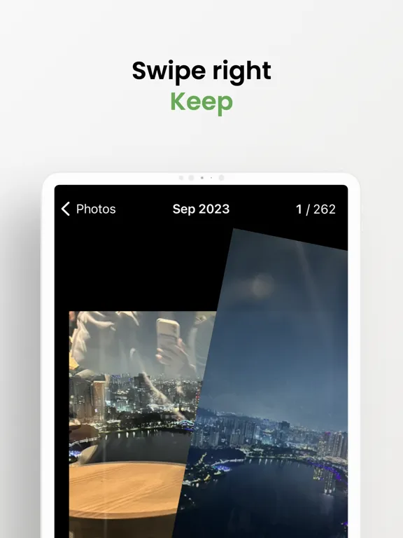 JustSwipe - Photo Cleaner iPad  Screenshots