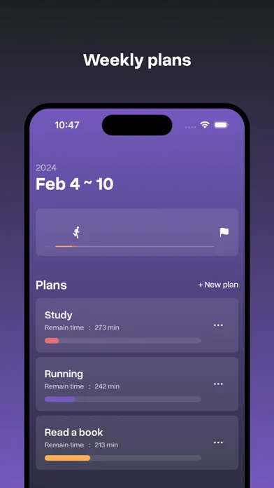 Zrzuty ekranu WeeT - Weekly Planner,Pomodoro