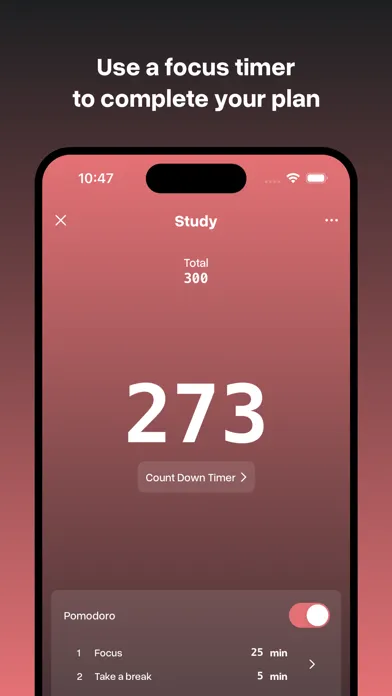 Zrzuty ekranu WeeT - Weekly Planner,Pomodoro