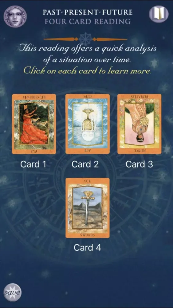 Goddess Tarot - Full version Screenshots