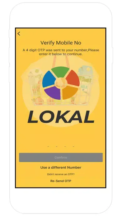 Ảnh chụp màn hình của The LOKAL App