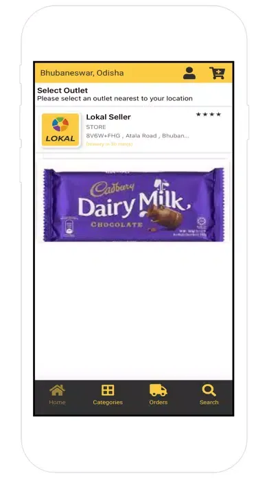 Ảnh chụp màn hình của The LOKAL App