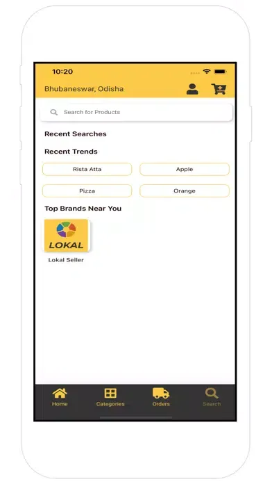 Ảnh chụp màn hình của The LOKAL App