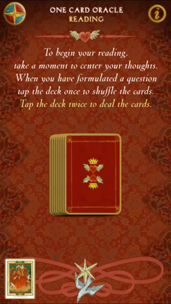 Ảnh chụp màn hình của Love Tarot - Lite version