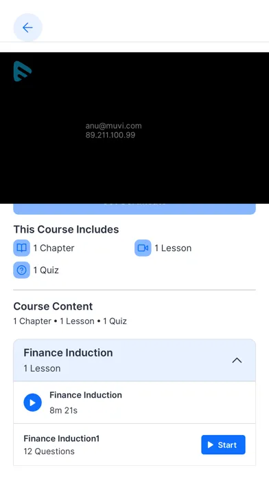 Captures d'écran de Muvi Academy