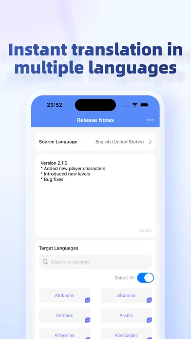 Release Notes Assistant স্ক্রিনশট