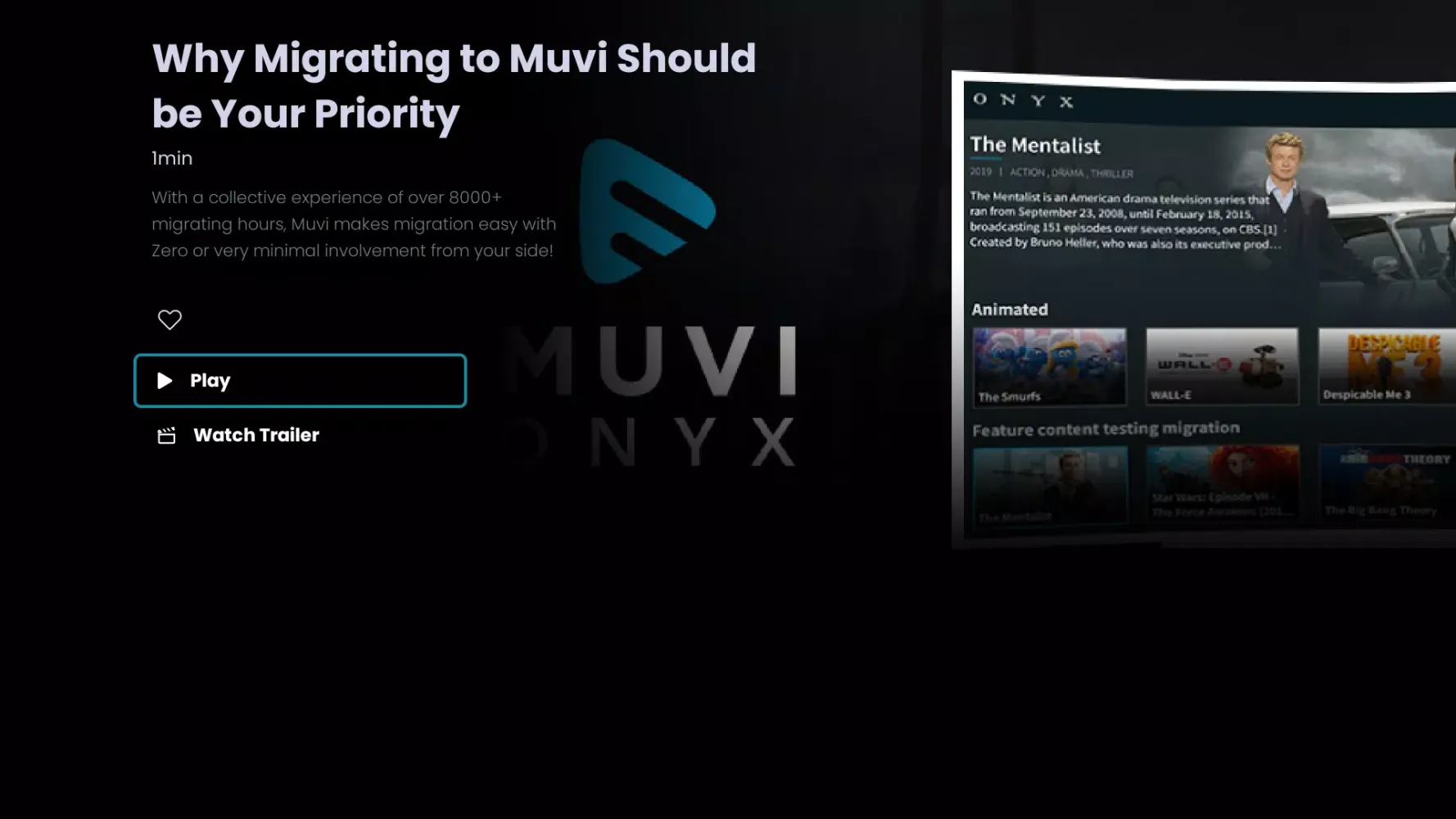 Zrzuty ekranu Muvi Onyx