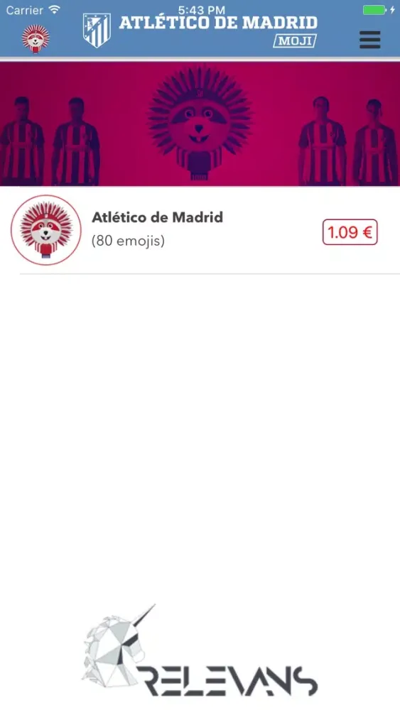 Скриншоты Atlético de Madrid Emoji