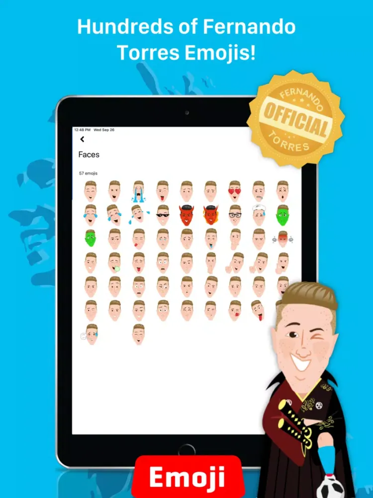 Capturas de tela do Stickers for WhatsApp. iPad 