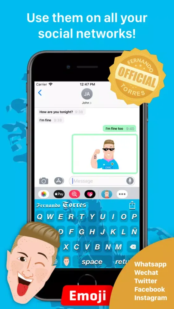 Capturas de tela do Stickers for WhatsApp.