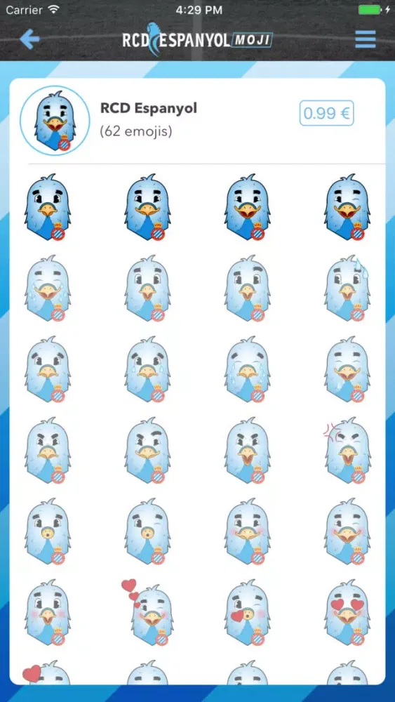 Скриншоты RCD Espanyol Emoji