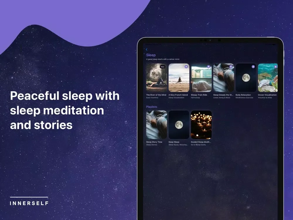 Innerself Meditation iPad  スクリーンショット