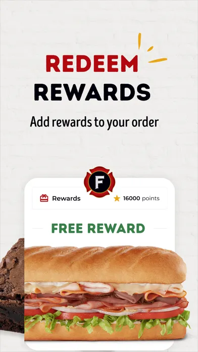 Firehouse Subs App Ekran Görüntüleri