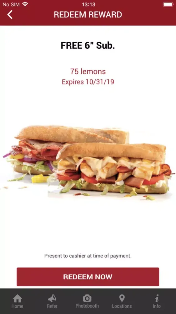 Tangkapan layar Penn Station Subs