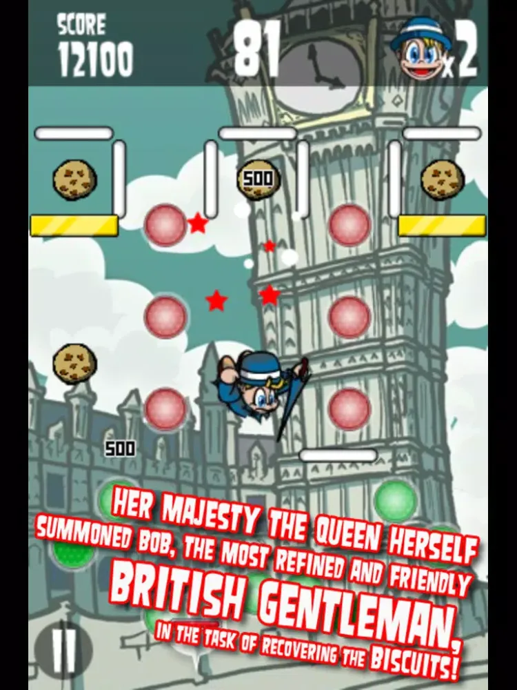 British Bob Jumping Craze! iPad  स्क्रीनशॉट