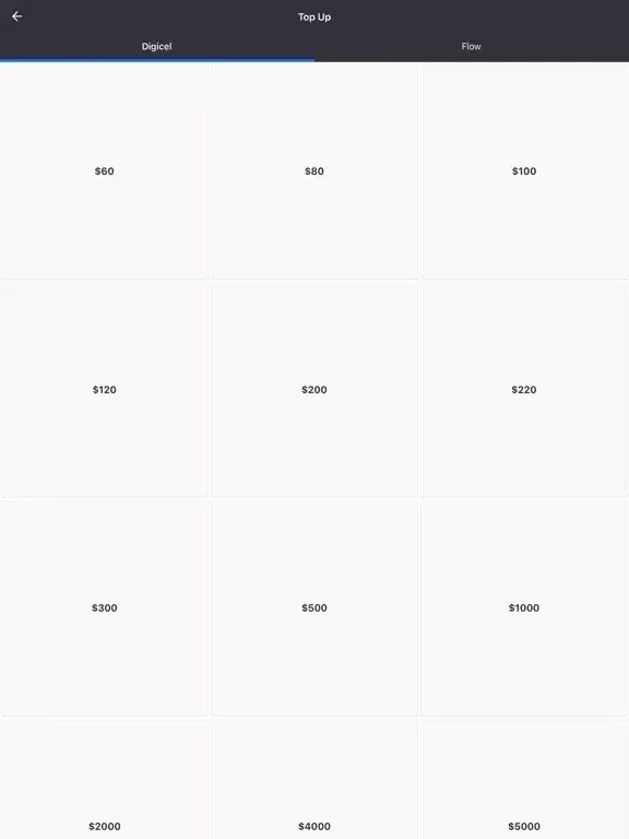 Capturas de tela do Reliable Mobile Topup iPad 