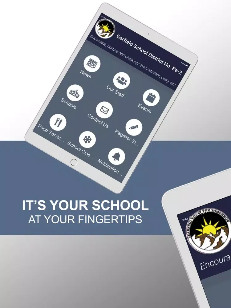 Скриншоты Garfield School District RE2 iPad 