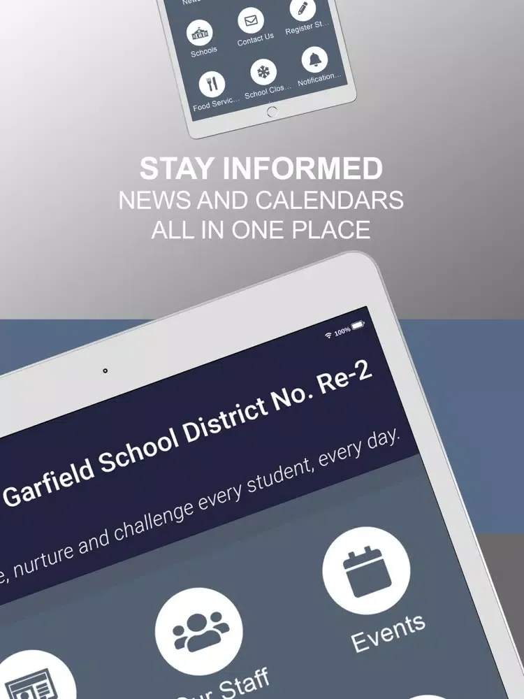 Скриншоты Garfield School District RE2 iPad 