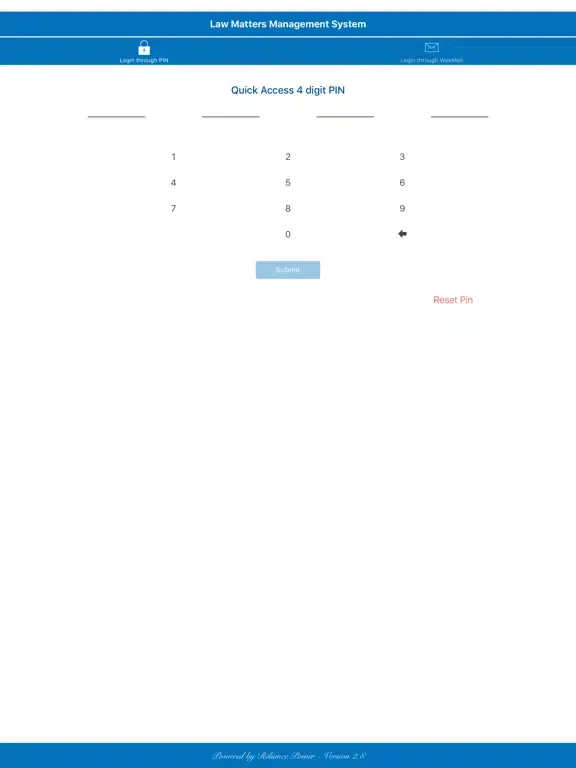Reliance Group LMMS iPad  Screenshots