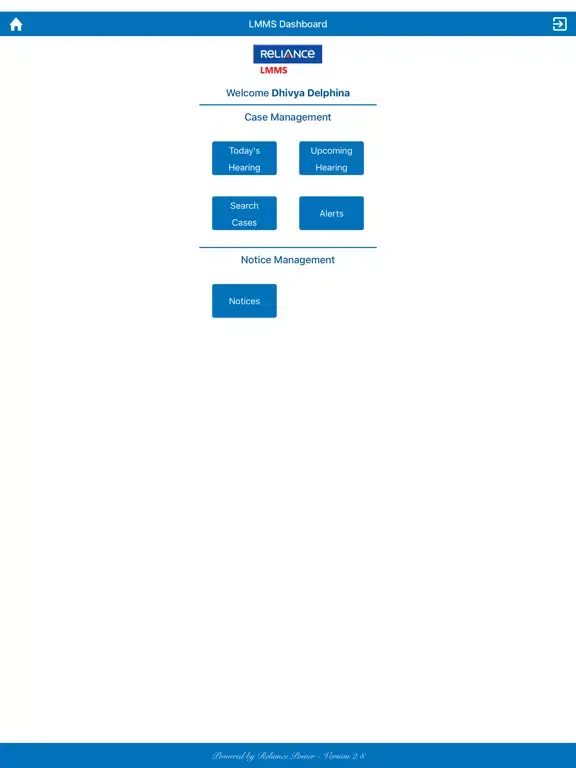 Reliance Group LMMS iPad  Screenshots