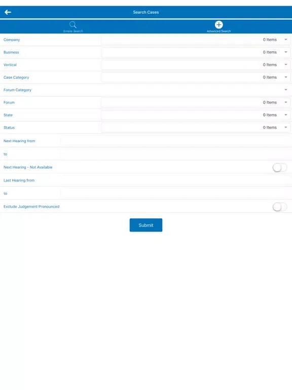 Reliance Group LMMS iPad  Screenshots