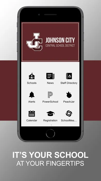 Tangkapan layar Johnson City CSD