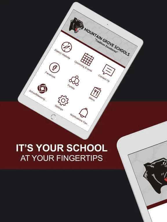 Capturas de tela do Mountain Grove Schools iPad 