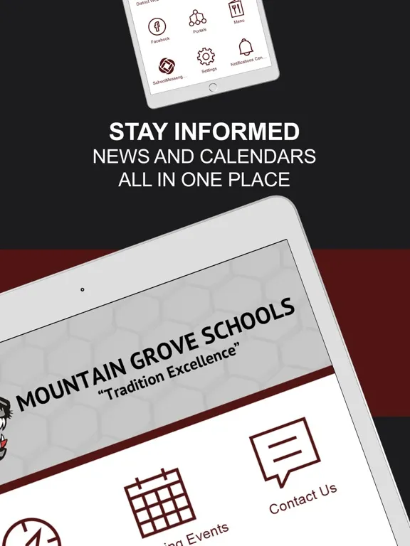 Capturas de tela do Mountain Grove Schools iPad 
