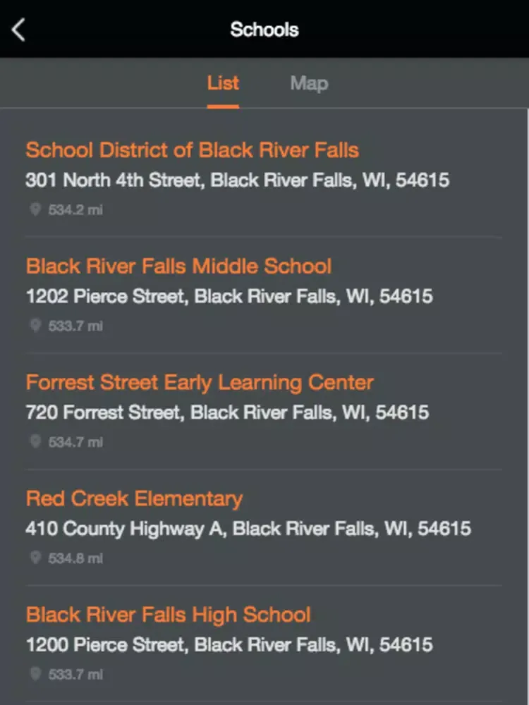 Capturas de pantalla de Black River Falls SD iPad 