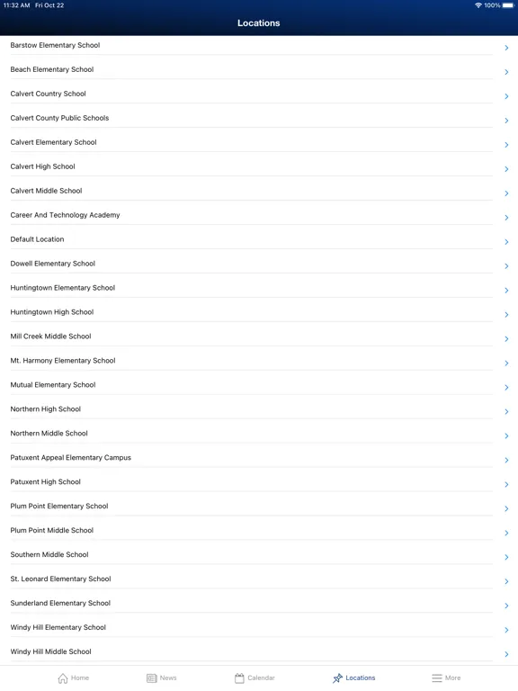 Calvert County Public Schools iPad 应用截图