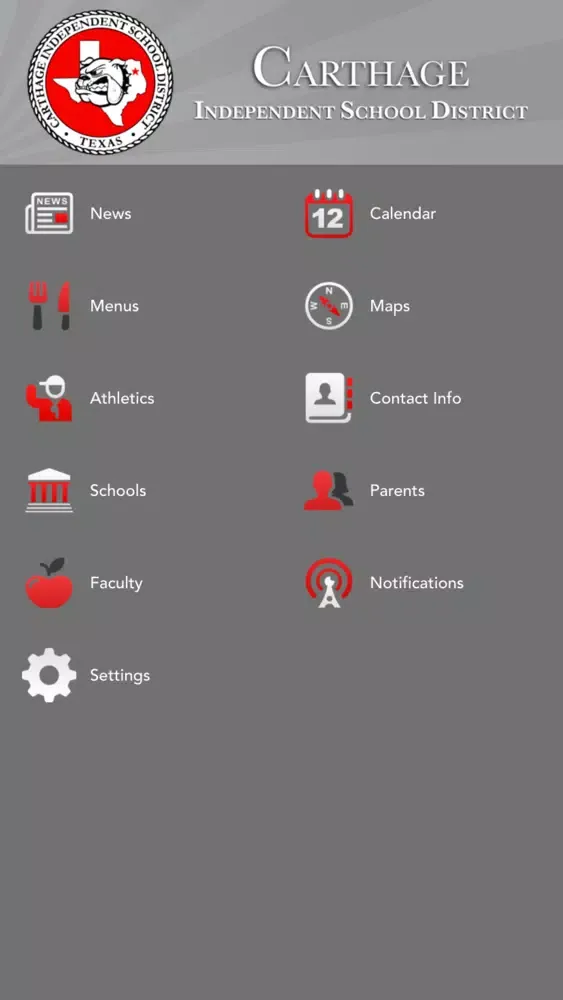 ภาพหน้าจอของ Carthage Independent School District