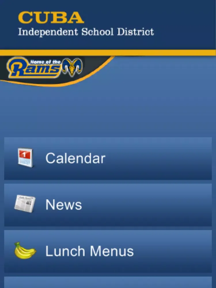 Capturas de pantalla de Cuba Independent School District iPad 