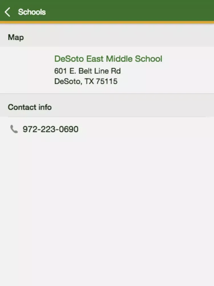 DeSoto ISD iPad  Screenshots