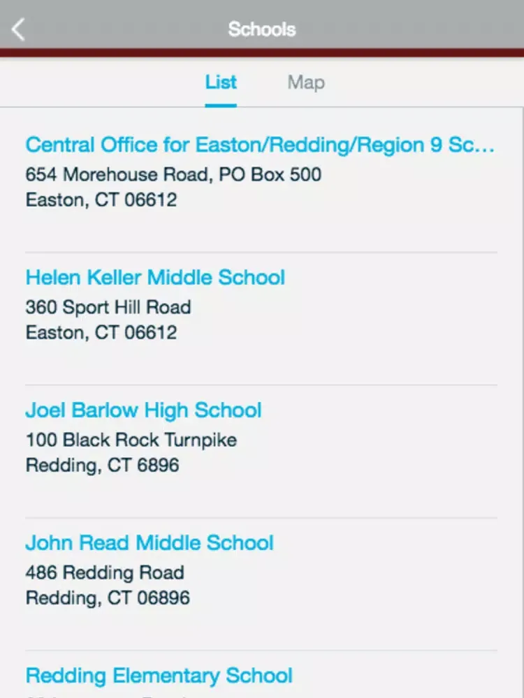 Captures d'écran de ER9 School Districts iPad 