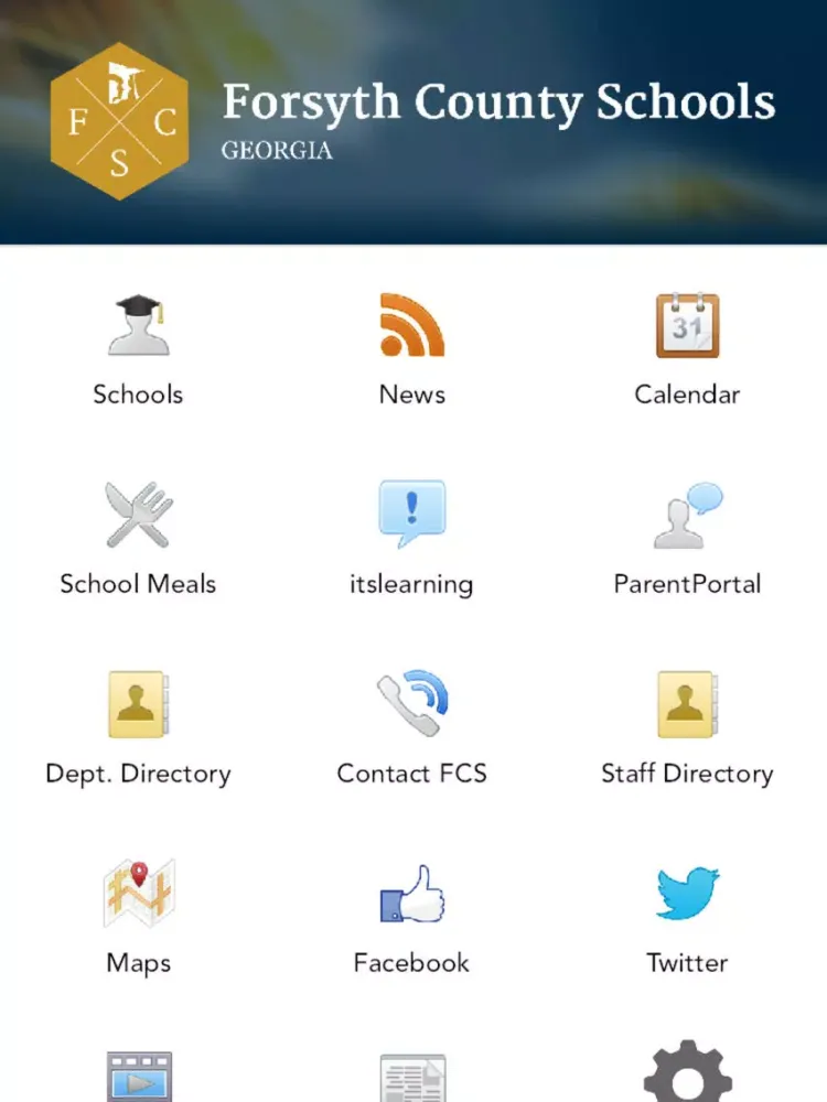 ภาพหน้าจอของ Forsyth County Schools GA iPad 