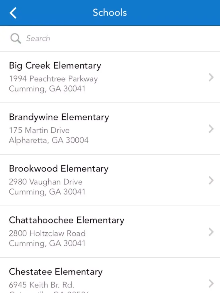 ภาพหน้าจอของ Forsyth County Schools GA iPad 