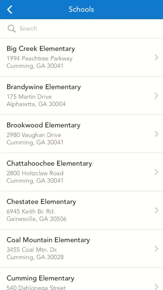 ภาพหน้าจอของ Forsyth County Schools GA