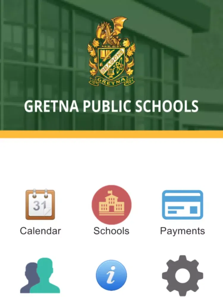 Capturas de tela do Gretna Public Schools iPad 