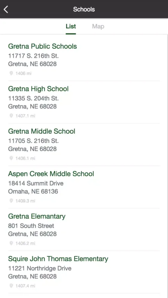 Capturas de tela do Gretna Public Schools