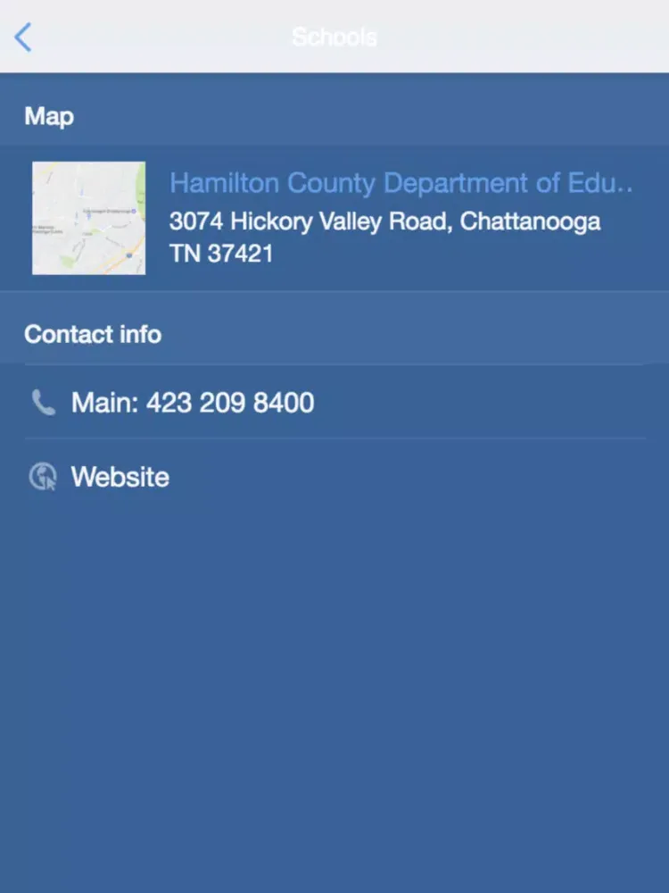 Hamilton County SD iPad  スクリーンショット