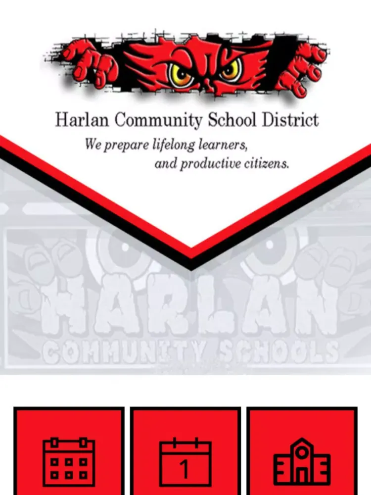 Harlan Comm School District iPad Screenshots
